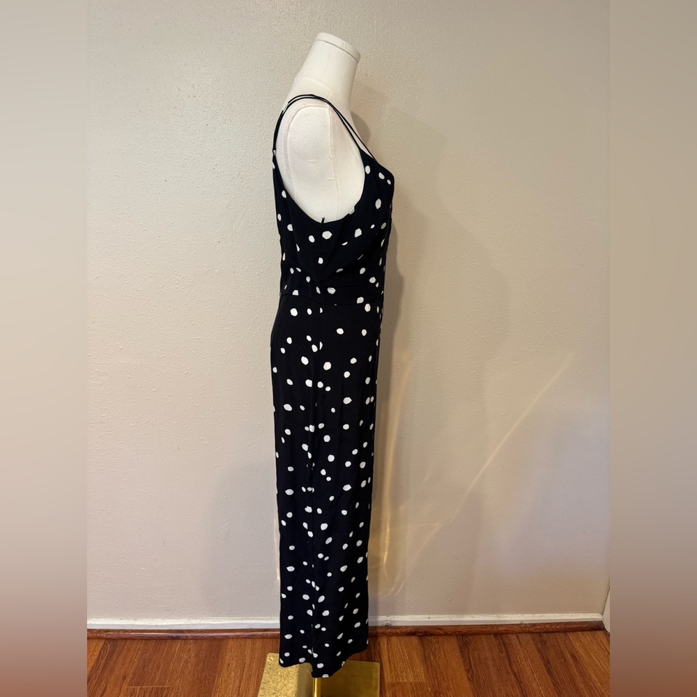 Topshop Black and White Polka Dot Jumpsuit - Picture 6 of 8